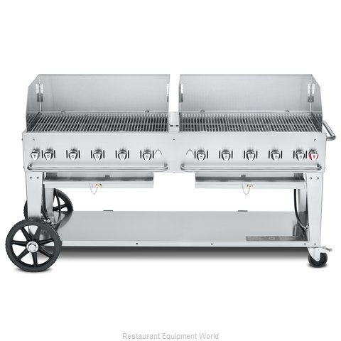 Crown Verity CV-MCB-72-SI-BULK-WGP Charbroiler, Gas, Outdoor Grill