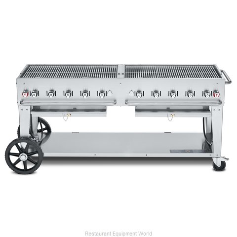 Crown Verity CV-MCB-72-SI-BULK Charbroiler, Gas, Outdoor Grill