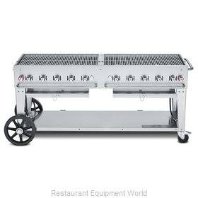 Crown Verity CV-MCB-72-SI-BULK Charbroiler, Gas, Outdoor Grill