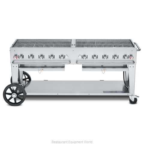 Crown Verity CV-MCB-72-SI50/100 Charbroiler, Gas, Outdoor Grill