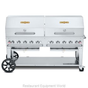 Crown Verity CV-MCB-72RDP-LP Charbroiler, Gas, Outdoor Grill