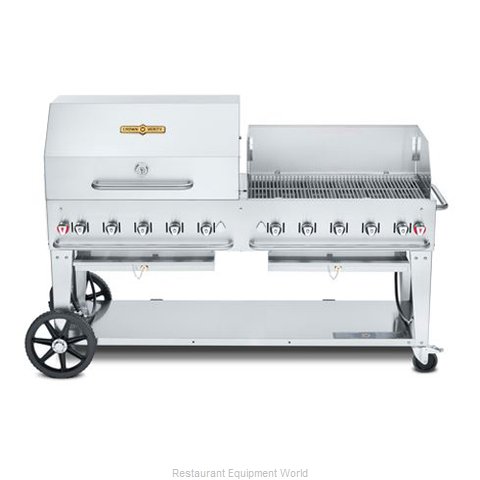 Crown Verity CV-MCB-72RWP-LP Charbroiler, Gas, Outdoor Grill