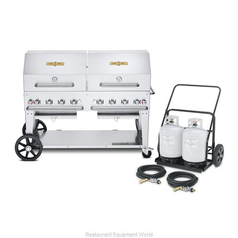 Crown Verity CV-MCC-60RDP Charbroiler, Gas, Outdoor Grill