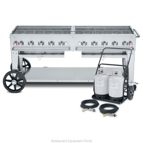 Crown Verity CV-MCC-72 Charbroiler, Gas, Outdoor Grill (Magnified)