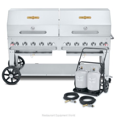 Crown Verity CV-MCC-72RDP Charbroiler, Gas, Outdoor Grill