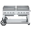 Plancha, para Exteriores, Portátil
 <br><span class=fgrey12>(Crown Verity CV-MG-60NG Griddle, Outdoor Portable)</span>