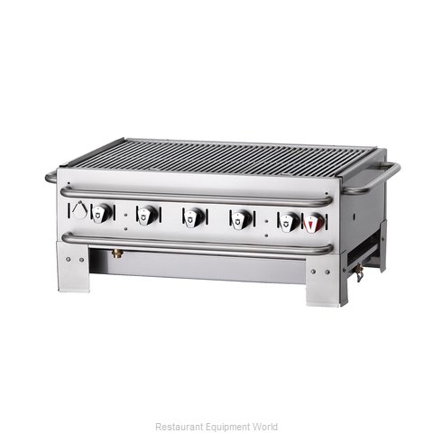 Crown Verity CV-PCB-36 Charbroiler, Gas, Outdoor Grill