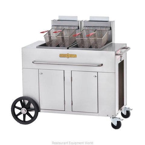 Crown Verity CV-PF-2LP Fryer, Gas, Outdoor Portable