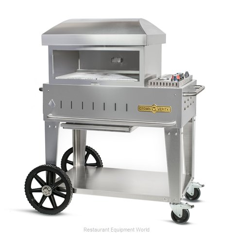 Crown Verity CV-PZ-24-MB Pizza Bake Oven, Deck-Type, Gas (Magnified)