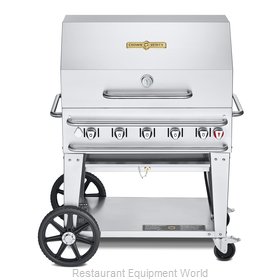 Crown Verity CV-RCB-36RDP-LP Charbroiler, Gas, Outdoor Grill
