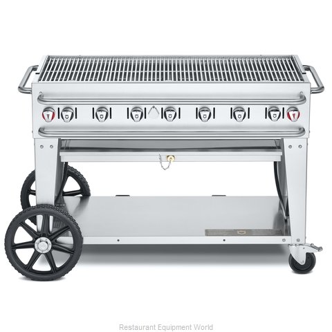 Crown Verity CV-RCB-48-SI50/100 Charbroiler, Gas, Outdoor Grill