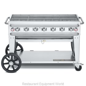 Crown Verity CV-RCB-48-SI50/100 Charbroiler, Gas, Outdoor Grill