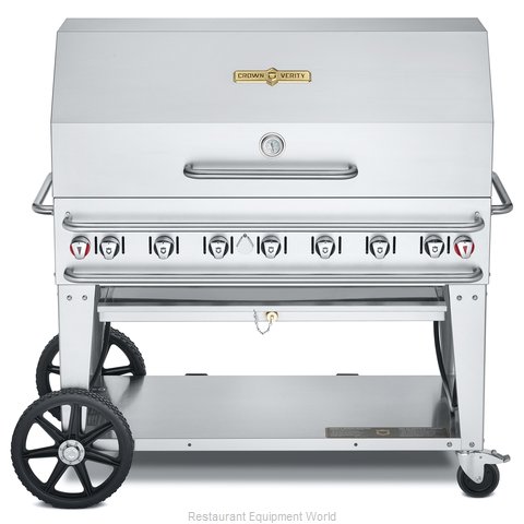 Crown Verity CV-RCB-48RDP-SI-BULK Charbroiler, Gas, Outdoor Grill