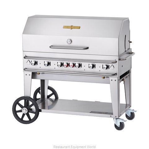 Crown Verity CV-RCB-48RDP-SI-LP Charbroiler, Gas, Outdoor Grill