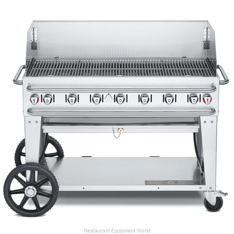 Crown Verity CV-RCB-48WGP-SI50/100 Charbroiler, Gas, Outdoor Grill