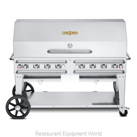 Crown Verity CV-RCB-60-1RDP-SI-BULK Charbroiler, Gas, Outdoor Grill