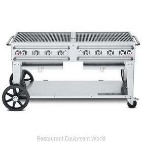 Crown Verity CV-RCB-60-SI50/100 Charbroiler, Gas, Outdoor Grill