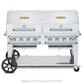 Crown Verity CV-RCB-60RDP-LP Charbroiler, Gas, Outdoor Grill