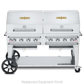 Crown Verity CV-RCB-60RDP-SI-BULK Charbroiler, Gas, Outdoor Grill