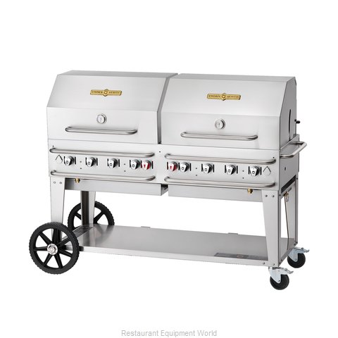 Crown Verity CV-RCB-60RDP-SI-LP Charbroiler, Gas, Outdoor Grill