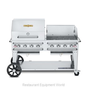 Crown Verity CV-RCB-60RWP-SI-BULK Charbroiler, Gas, Outdoor Grill