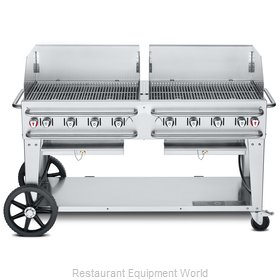 Crown Verity CV-RCB-60WGP-LP Charbroiler, Gas, Outdoor Grill