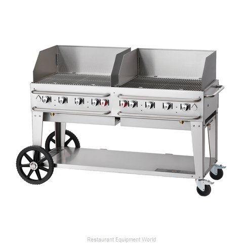 Crown Verity CV-RCB-60WGP-SI-LP Charbroiler, Gas, Outdoor Grill