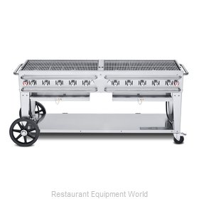 Crown Verity CV-RCB-72-SI-BULK Charbroiler, Gas, Outdoor Grill