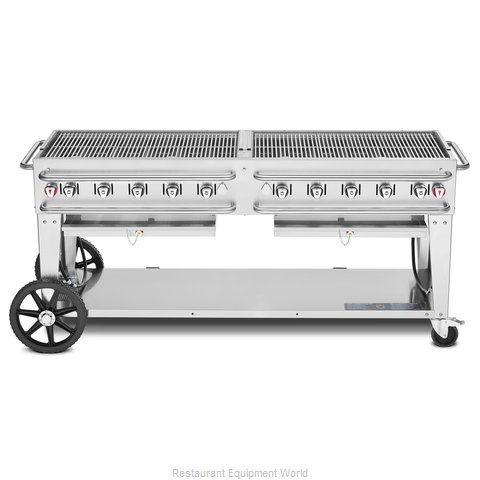 Crown Verity CV-RCB-72RDP-SI-BULK Charbroiler, Gas, Outdoor Grill