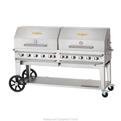 Crown Verity CV-RCB-72RDP-SI-LP Charbroiler, Gas, Outdoor Grill