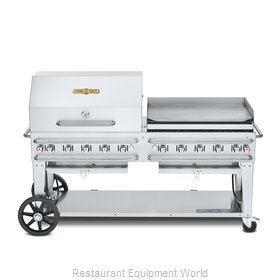 Crown Verity CV-RCB-72RGP Charbroiler, Gas, Outdoor Grill