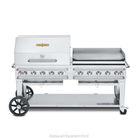 Crown Verity CV-RCB-72RWP Charbroiler, Gas, Outdoor Grill
