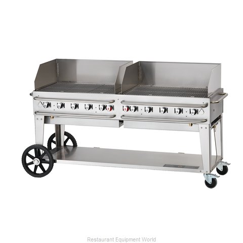 Crown Verity CV-RCB-72WGP-SI-LP Charbroiler, Gas, Outdoor Grill