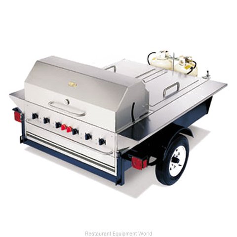 Crown Verity CV-TG-1 Charbroiler, Outdoor, Trailer