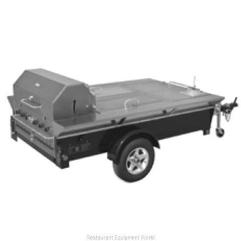 Crown Verity CV-TG-4 Charbroiler, Outdoor, Trailer