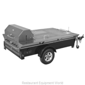 Crown Verity CV-TG-4 Charbroiler, Outdoor, Trailer