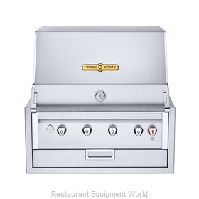 Crown Verity IBI30 Charbroiler, Gas, Outdoor Grill