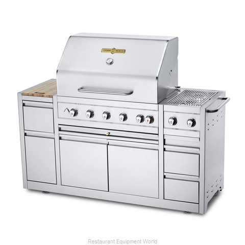 Crown Verity IE-36I Charbroiler, Gas, Outdoor Grill