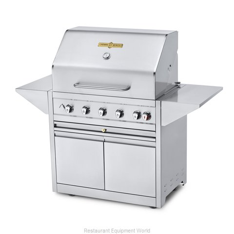 Crown Verity IE36M Charbroiler, Gas, Outdoor Grill