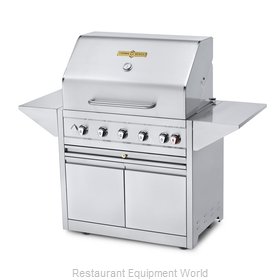 Crown Verity IE36M Charbroiler, Gas, Outdoor Grill