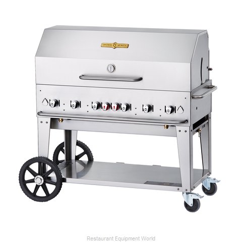 Crown Verity MCB-48RDP-LP Charbroiler, Gas, Outdoor Grill