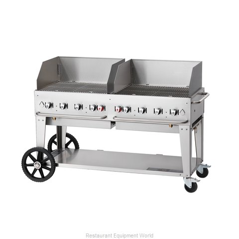 Crown Verity MCB-60WGP-LP Charbroiler, Gas, Outdoor Grill
