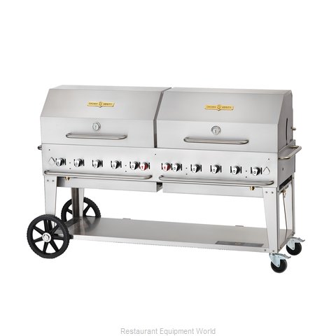 Crown Verity MCB-72RDP-LP Charbroiler, Gas, Outdoor Grill