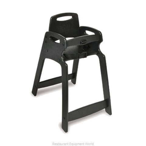 CSL Foodservice and Hospitality 333-BLK-2 High Chair Plastic