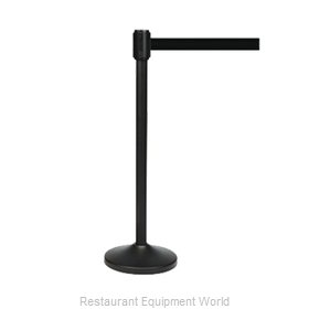 CSL Foodservice and Hospitality 5500BK-BLK Crowd Control Stanchion (Portable)