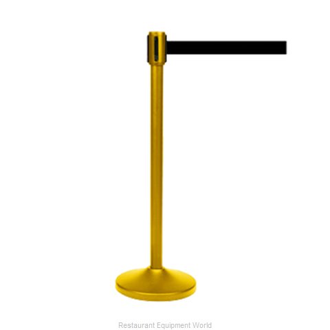 CSL Foodservice and Hospitality 5500GD-BLK Crowd Control Stanchion (Portable)