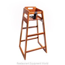 CSL Foodservice and Hospitality 910DK High Chair, Wood
