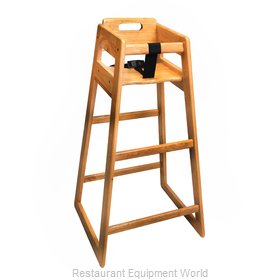 CSL Foodservice and Hospitality 910LT High Chair, Wood