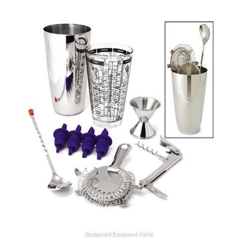 sostén barba Relación Paquete de Accesorios para Bar (Crown Brands BS202 Bar Accessory Package)
