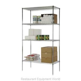 Crown Brands FK243674CH Shelving Unit, Wire